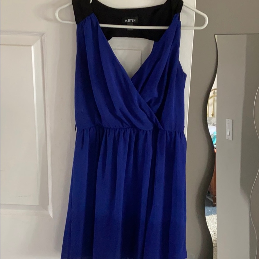 Blue dress